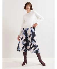 Phase Eight Women's Issy Tye Dye 2-in-1 Midi Dress