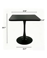 Streamdale Furniture 27.6" Mid-Century Modern Tulip Dining Table