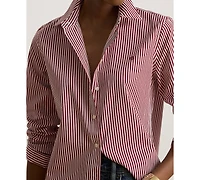 Lauren Ralph Petite Classic-Fit Point Collar Shirt