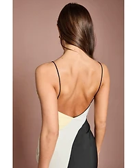 Coast Women's Colorblock Maxi V-Neck Dress