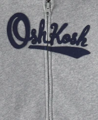 Osh Kosh Baby Boys' Long-Sleeve Oshkosh Logo Fleece Hoodie and Pants, 2-Piece Set