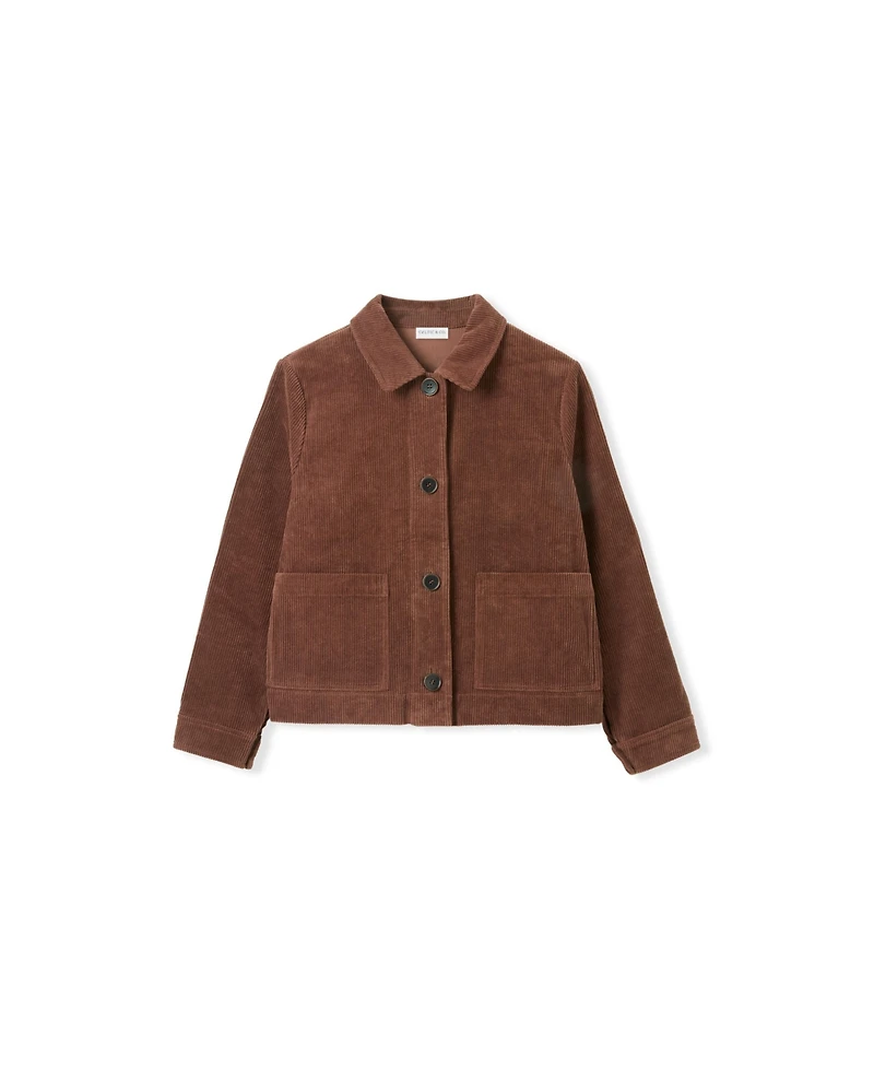 Celtic & Co. Womens Cord Utility Jacket