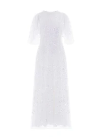 Needle & Thread Women's Freya Cape Ankle Gown Sequin-Embellished Dress