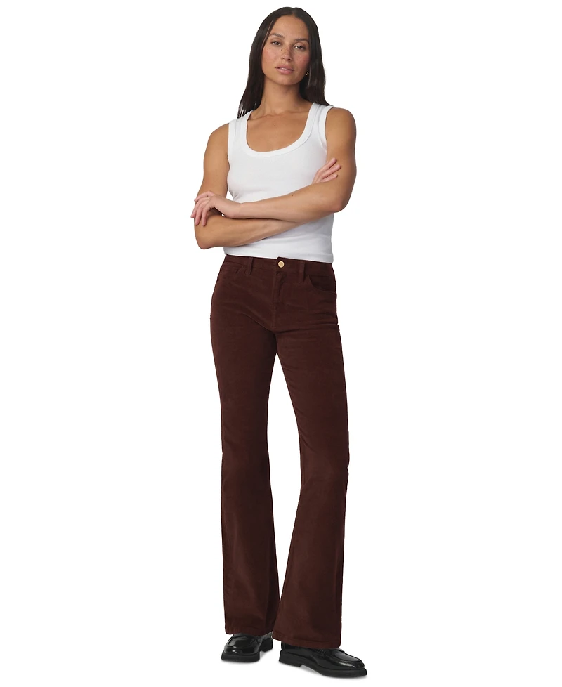Joe's Jeans Women's Inez Corduroy Flare Mid-Rise Pants
