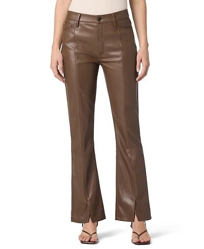 Hudson Jeans Women's Blair High-Rise Faux-Leather Bootcut Pants