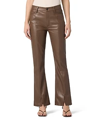 Hudson Jeans Women's Blair High-Rise Faux-Leather Bootcut Pants