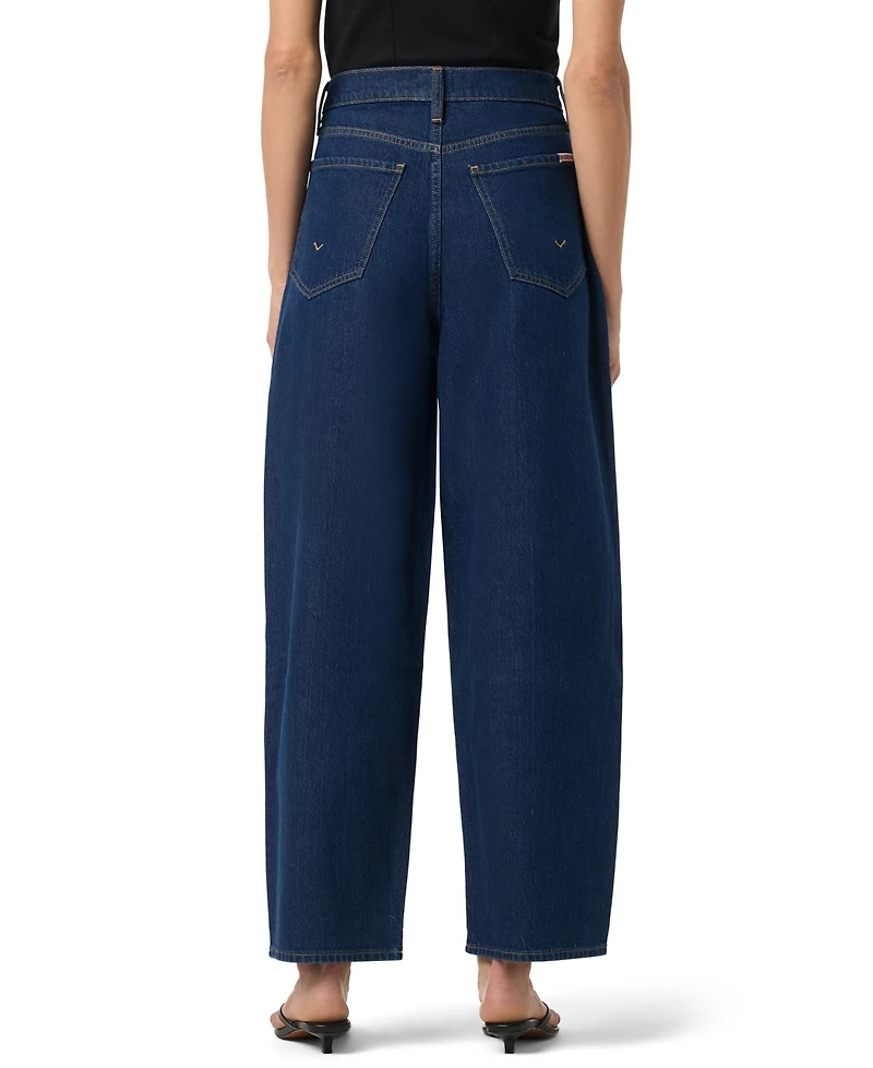 Hudson Jeans Women's Bailey Relaxed Barrel High-Waisted Wide-Leg