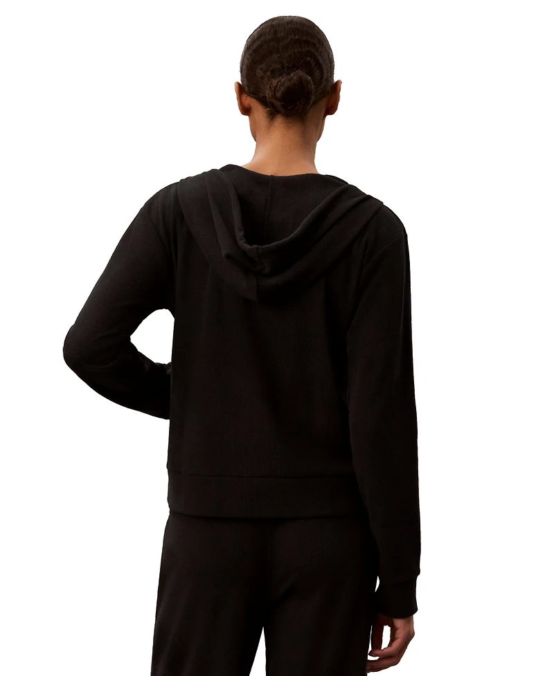 Calvin Klein Performance Women's Icon Sport Waffle Full-Zip Hoodie