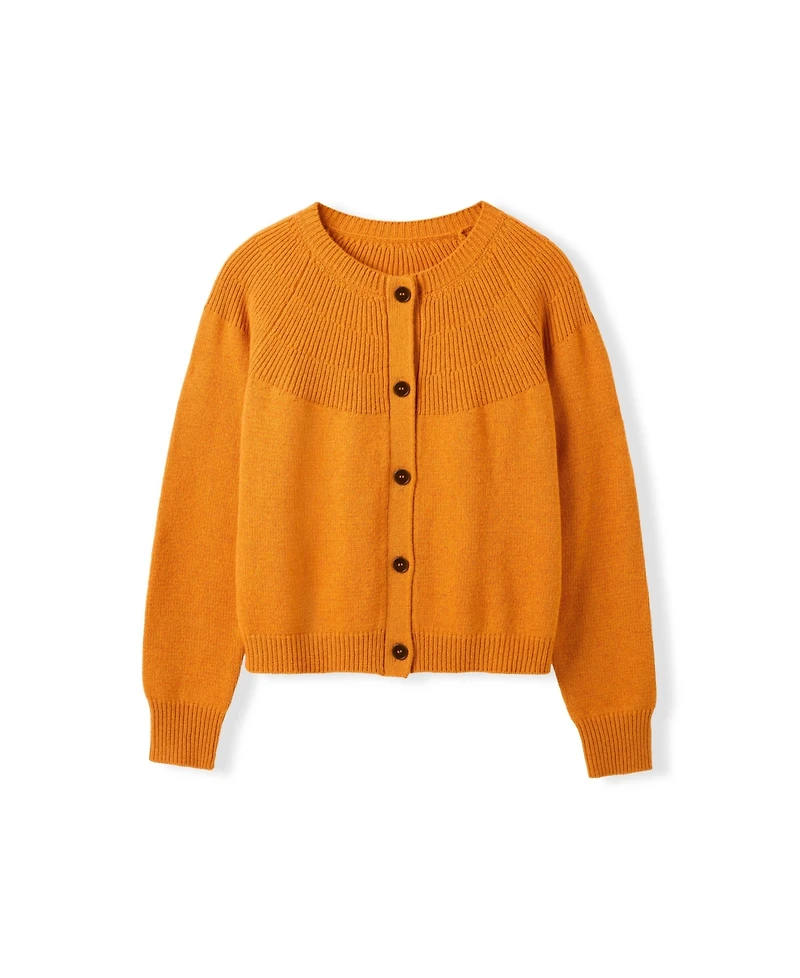 Celtic & Co. Women's Textured Yoke Sweater