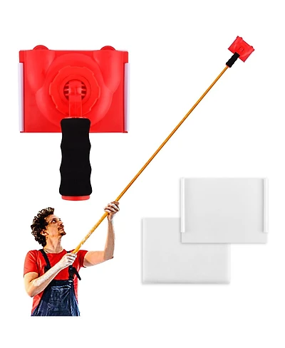 Xdovet Paint Edger Trimmer 360degree(s) Rotation Handle Replacement Pads Wall Ceiling Applicator