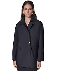 Donna Karan New York Women's Buttoned Rain Coat