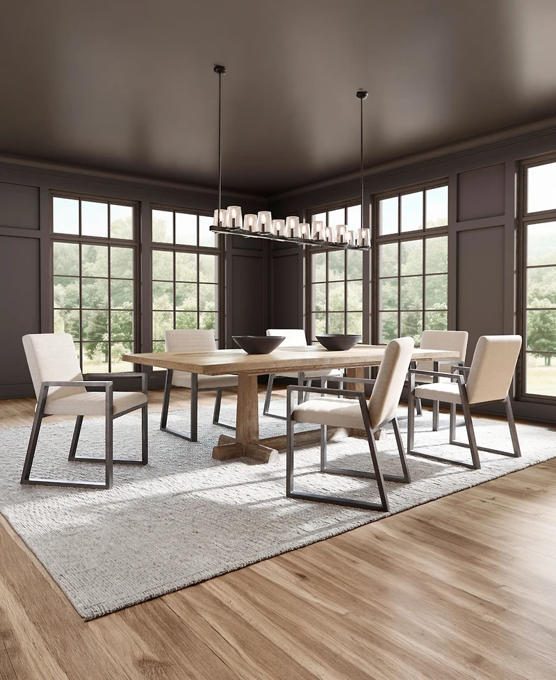 Bernhardt Tribeca 7-Piece Rectangle Dining Set (Table & 6 Arm Chairs)