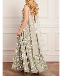 Needle & Thread Women's Dream Garland Strapless Gown