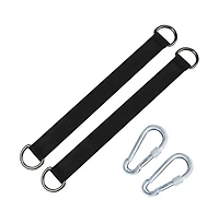 Piscifun 2 Tree Swing Straps Hanging Kit 2200 Pound Capacity Stainless Steel Carabiners For Hammock Swing