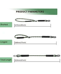 Piscifun Heavy Duty Adjustable Tree Swing Ropes Straps Carabiners 1000lbs Durable Hanging Kit