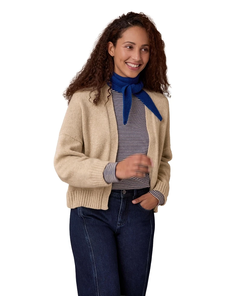 Celtic & Co. Women's Supersoft Weekend Balloon-Sleeve Cardigan