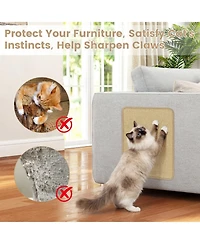 Hongge Horizontal Sisal Cat Scratching Mat Set of 6, 24 x 16 Inch
