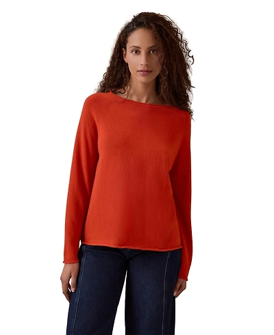 Celtic & Co. Women's Supersoft Essential Geelong Wool Boat Neck Sweater