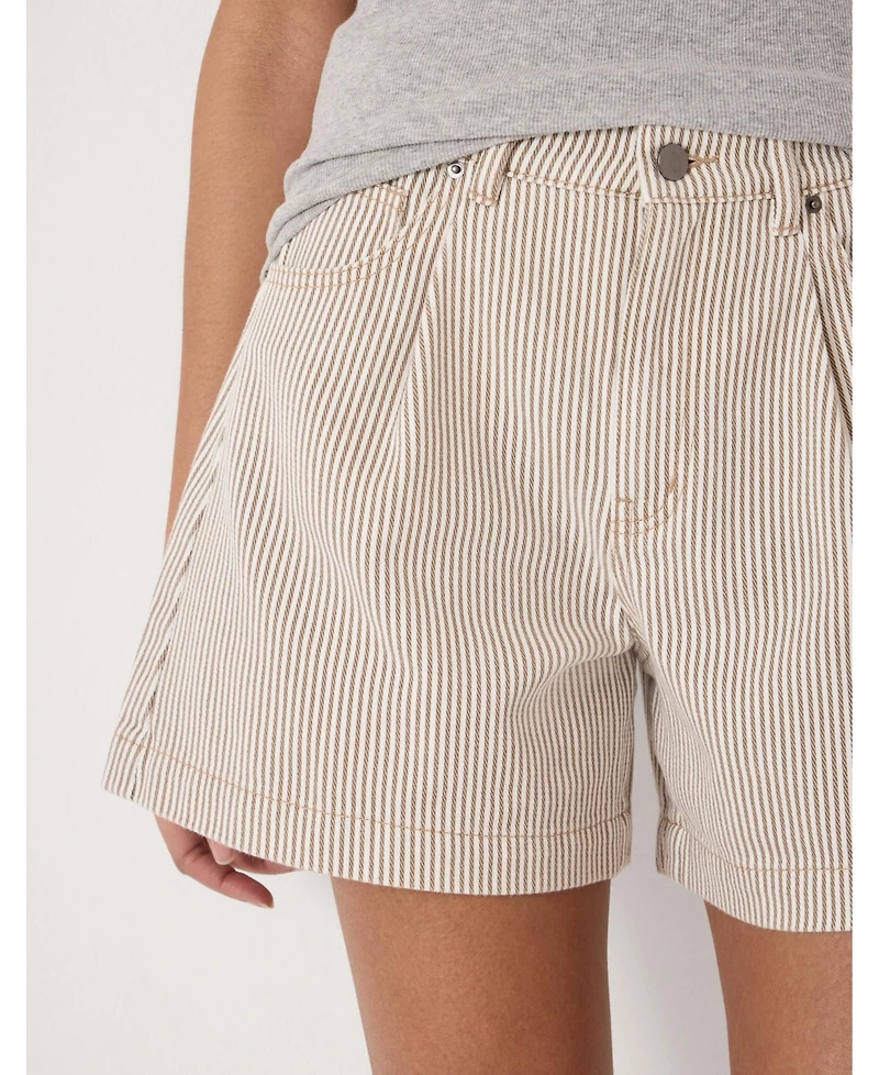 Hush Women's Larissa Stripe Denim Shorts