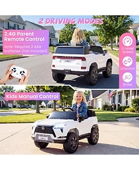 Hongge 24V 4WD Kids Ride On Suv with Parent Remote and Media Center