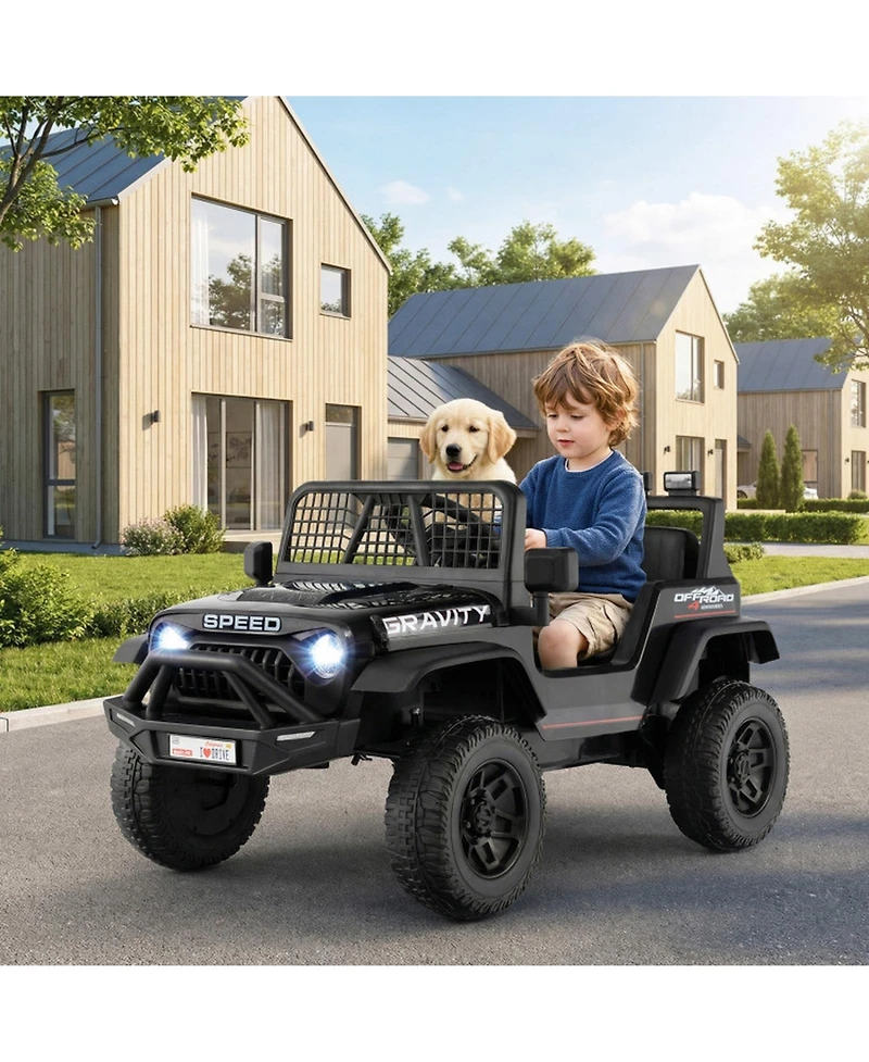 Hongge 24V Kids Ride On Car with Parent Remote Control and Music