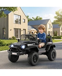 Hongge 24V Kids Ride On Car with Parent Remote Control and Music