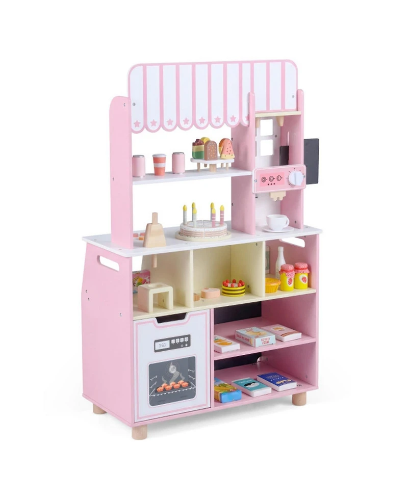 Hongge Ice Cream Shop Rotating Popsicle Rack 27-Piece Playset, Ages 3+