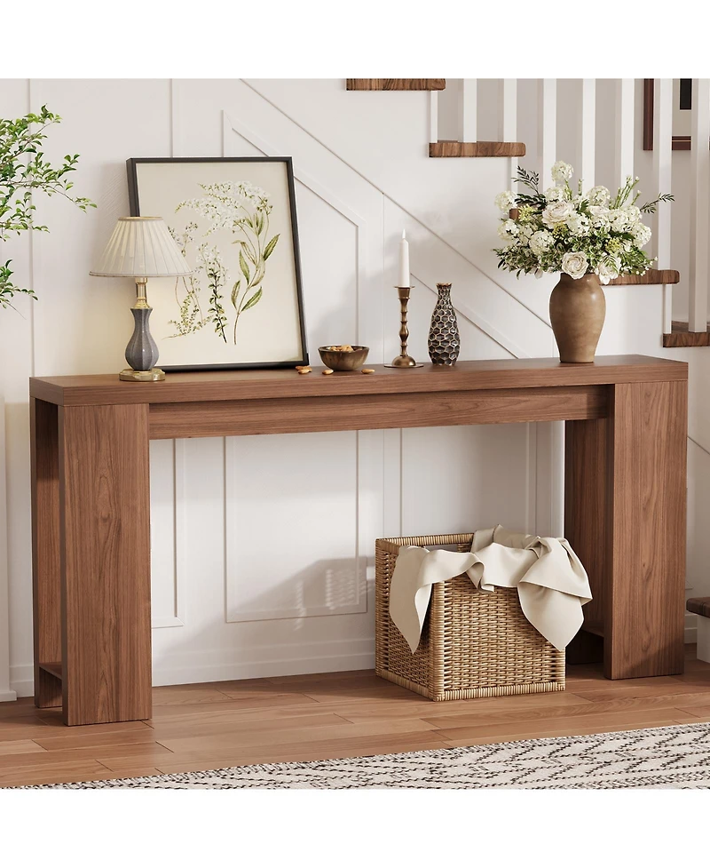 homfan 70.9" Farmhouse Console Table
