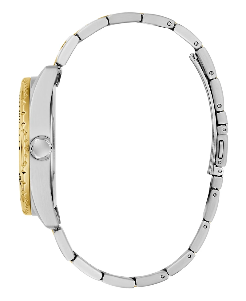 Guess Men's Quartz Two-Tone Stainless Steel Watch 43mm