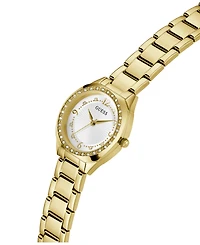 Guess Women's Quartz Gold Tone Stainless Steel Watch 30mm