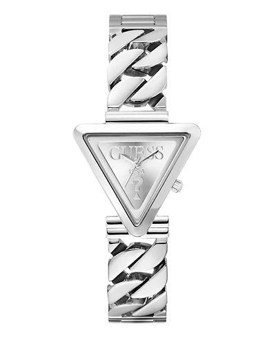 Guess Women's Quartz Silver -Tone Stainless Steel Watch 34mm