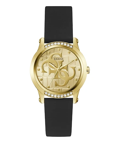 Guess Women's Quartz Black Silicone Watch 36mm
