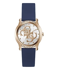 Guess Women's Quartz Blue Silicone Watch 36mm