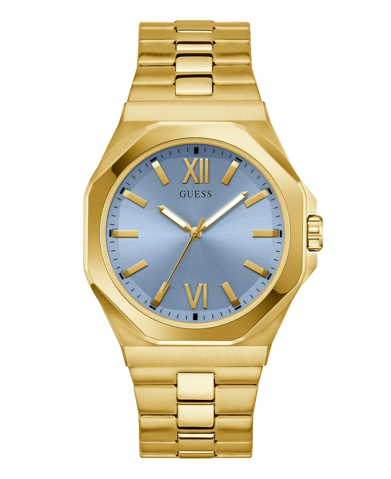 Guess Men's Quartz Gold-Tone Stainless Steel Watch 42mm