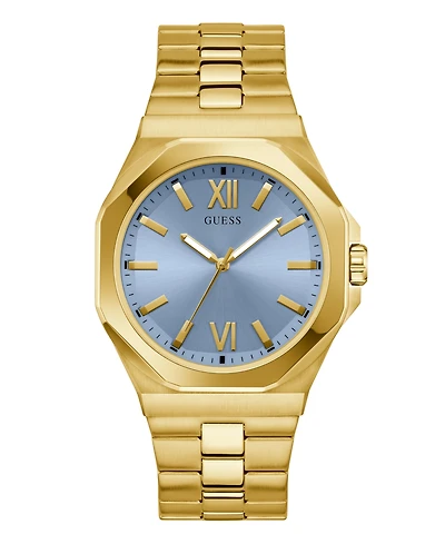 Guess Men's Quartz Gold-Tone Stainless Steel Watch 42mm