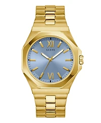Guess Men's Quartz Gold-Tone Stainless Steel Watch 42mm