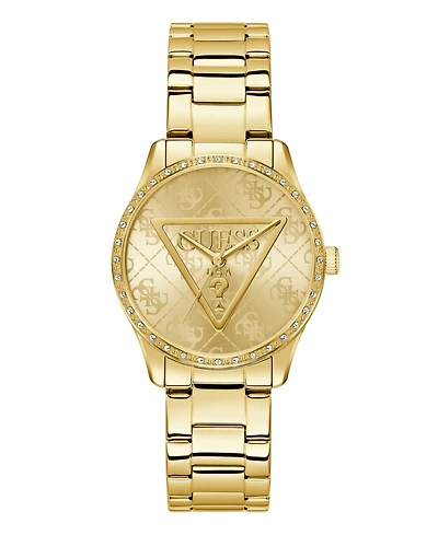 Guess Women's Quartz Gold-Tone Stainless Steel Watch 36mm