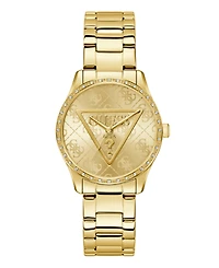 Guess Women's Quartz Gold-Tone Stainless Steel Watch 36mm