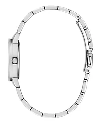 Guess Women's Quartz Silver-Tone Stainless Steel Watch 30mm