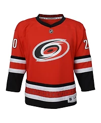 Outerstuff Big Boys and Girls Sebastian Aho Black Carolina Hurricanes Home Replica Jersey