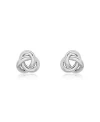 The Lovery Classic Love Knot Stud Earrings Sterling Silver