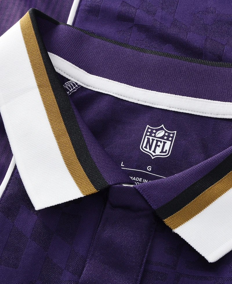 Fanatics Men's Purple Baltimore Ravens Football x Football Collared Fan Top