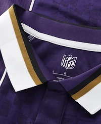 Fanatics Men's Purple Baltimore Ravens Football x Football Collared Fan Top