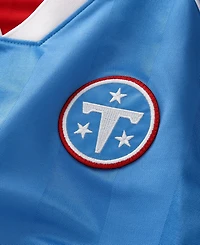 Fanatics Big Boys and Girls Light Blue Tennessee Titans Football x V-Neck Fan Top