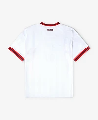 Fanatics Big Boys and Girls White New England Patriots Football x V-Neck Fan Top