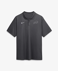 Nike Men's Anthracite Buffalo Bills Fractal Logo Victory Dri-fit Polo Shirt