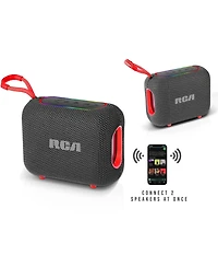 Rca Beat-33 5W Portable Bluetooth Speaker with Rgb Lights and Multiple Inputs