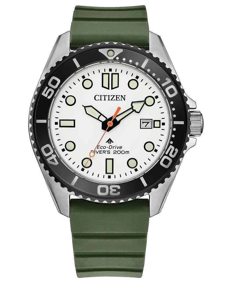 Citizen Men's Promaster Sea Dive Green Strap Watch 40.6mm