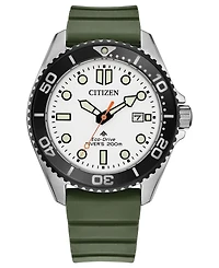 Citizen Men's Promaster Sea Dive Green Strap Watch 40.6mm