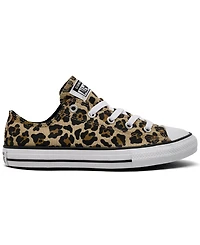 Converse Little Girls Chuck Taylor All Star Leopard Print Lifestyle Sneakers from Finish Line